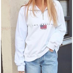 Los Angeles half zip